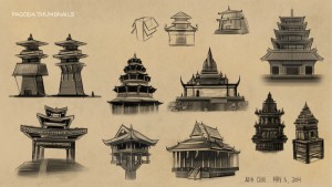 Drawings.Pagoda