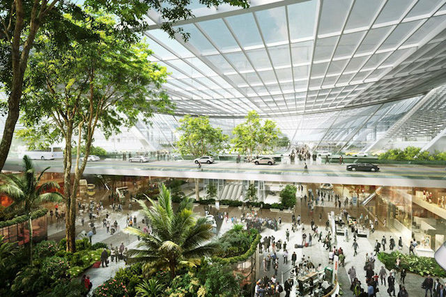 Fig. 2. Norman Foster, Terminal 3 building at Taoyuan International Airport. From: http://www.dezeen.com/2015/09/22/foster-partners-rogers-stirk-harbour-unstudio-compete-design-major-taiwan-airport-terminal-taoyuan-international-taipei/ (accessed September 18, 2016). 