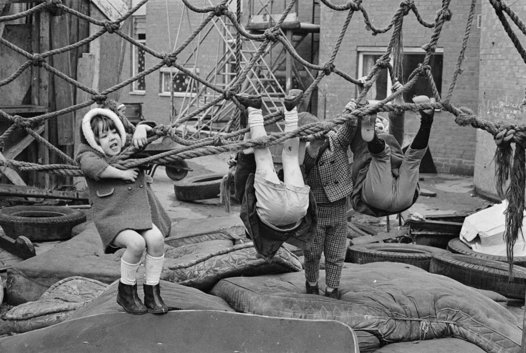 Lady Allen of Hurtwood, Adventure playground in London, 1966.